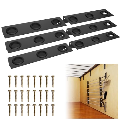 Utility Trailer Tool Rack, Shovel Holder for Truck, 6Pcs 3 Hole Tool Rack Rake Shovel Holder Landscape Hand Tool Accessories for Trailer Truck - size: 6pcs 3 Hole Tool Rack