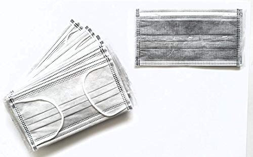 Earloop Disposable Carbon Activated 3 Layers - Grey Color -20 pcs