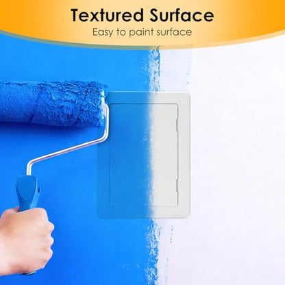 Suteck Plumbing Access Panel for Drywall Ceiling 6 x 9 Inch Reinforced Plastic Wall Access Doors Removable Hinged Panel - size: 6X9 Inch