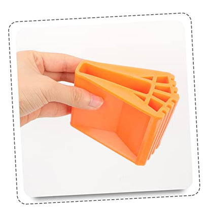 HOMSFOU 2pcs Rubber Ladder Leg Pads Slip Mats for Stair Tread Stair Grips Non-Slip for Bathroom Decor Accessories