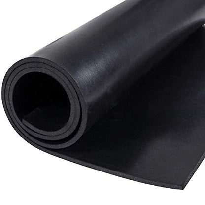 TORRAMI Neoprene Rubber Sheet Roll 1/8 (.125) Inch Thick x 12 Inch Wide x 24 Inch Long for DIY Gaskets, Pads, Seals, Crafts, Flooring,Cushioning of Anti-Vibration, Anti-Slip - size: 12" Wide X 24" Long, style: 1/8 (.125)" Thick