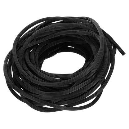 uxcell TPE Screen Spline, 0.2"x39.4ft Round Window Screen Repair Retainer Spline for Door Window Screens Replacement (12 Meter, Black) - size: 0.2" x 39.4ft