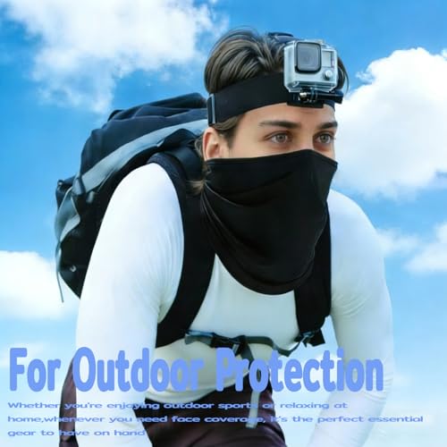 Ezovino Neck Gaiter Face Mask,Sun Cooling Scarf,Balaclava Bandana Cover for Men Women - color: Multicoloured 01