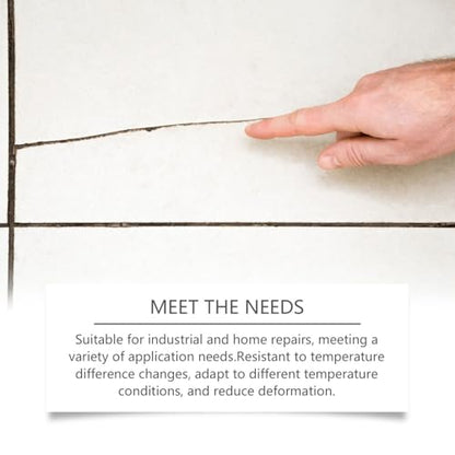 Tile Repair Kit, Waterproof & Long-Lasting Tub Repair Kit, Multifunctional & Easy to Operate Home Essentials for Cracks, Holes, Chips, Scratches, Dents, Ceramic Tile, Tub