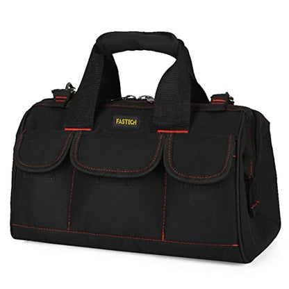 FASTECH 20-inch Heavy Duty Tools Bag with Wide Mouth for Tool Storage, Carrier and Organizer, Tote Bag for Men, Wide Mouth Tote Bag With Inside Pockets (20 Inch) - size: 20IN