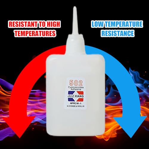 Super Glue Strong Quick-Drying Safe Corrosion-Resistant Waterproof Multi-Purpose 502 Glue for Wood, Plastic and Metal Strongest for Metal to Plastic Wood Medical Grade Super Cuts