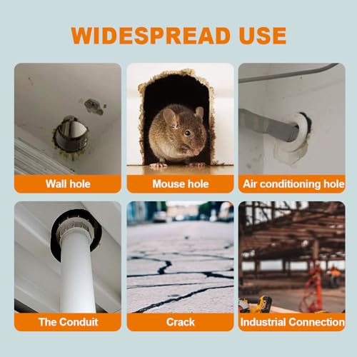 New Type White Waterproof Sealant Mastic, Waterproof Repair Sealing Clay, Hole Filler Putty for Walls, Quick Mending Mud for Drain Connection, Wall Hole, 30g Air Conditioning Hole (3)