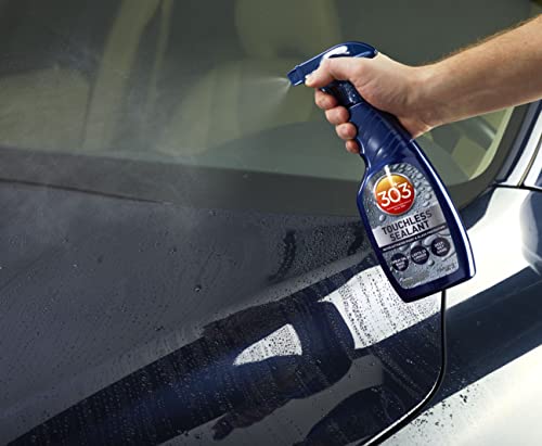 303 Products Touchless Sealant - SiO2 Water Activated Paint & Glass Protection - Spray On, Rinse Off - Lasts 2X Longer Than W- Deep, Wet Shine, 32 fl. oz. (30394CSR) - size: 32 Fl Oz (Pack of 1)