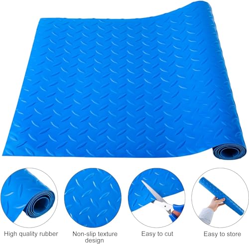 Pool Ladder Mat - 9 x 36 Inch Large Pool Ladder Pad Protective Swimming Pool Step Mat with Texture for Above Ground Swimming Pool Steps Liners and Stairs (Striped)