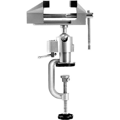 Swivel 3" Universal Table Vise – 360° Rotation, Adjustable Clamps, Ideal for Workbench, Jewelry, Model Making, and More