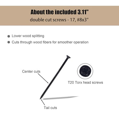 BOXOB 3pcs Standard Door Lock Strike Plate, Universal Security Striker Door Strike Spacer Shim Accessories Parts with Screws Gap Kit for Interior and Exterior Latch Plate Alignment
