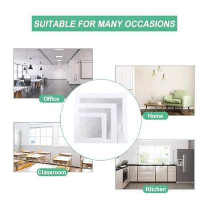 Holibanna 3pcs Wall Repair Patch Self-Adhesive Drywall Hole and Ceiling Repair Mesh Patch Kit for Home Wall Surface Restoration (4", 6", 8")