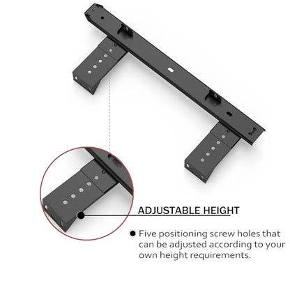 FRMSAET Heavy Duty 12/14/16/18 inches Thickness Steel Construction Ball Bearing Keyboard Slides Keyboard Drawer Slides Tray Accessories Cabinet Furniture Hardware Rails (14 inches, Black) - color: Black, size: 14 Inch