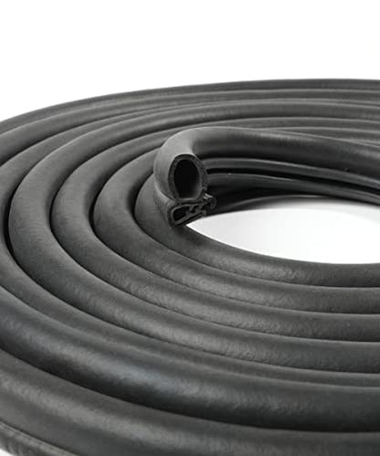 Rubber Edge Trim,Car Weather Striping,Door Rubber Seal Strip Trim Seal,Automotive Weather Stripping Edge Guard for Cars, Boats, RVs, Trucks, and Home Applications (30FT) - size: 30 Feet