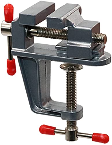 Mini Jeweler Table Clamp Small Hobby Bench Vice Work Bench Vise Clamp Hobby Vise Mini Bench for Work Crafts Woodworking and Metalworking