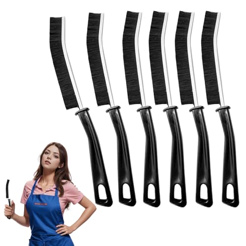 Crevice Cleaning Brush, 2026 New Multifunctional Gap Hard Bristled Grout Brush Tool for Scrub Small Spaces, Kitchen, Toilet, Bathroom, Corner, Grout, Sink, Window Tracks, Hinges, Tile(6pcs)
