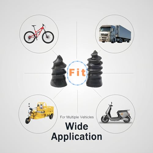61 PCS Tire Repair Rubber Nail Kit, Vacuum Tire Repair Kits Spiral Rubber Screws, Fast Self-Service Tool for Car, Truck, Motorcycle, Tractor Tire Puncture Repair (Screwdriver included) - size: 61PCS Screwdriver included