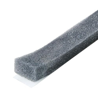 M-D Building Products 02113 1/2 in. x 3/4 in. x 17 ft. Gray Economy Foam Window Seal for Ex-Large Gaps - size: 1/2" x 3/4"