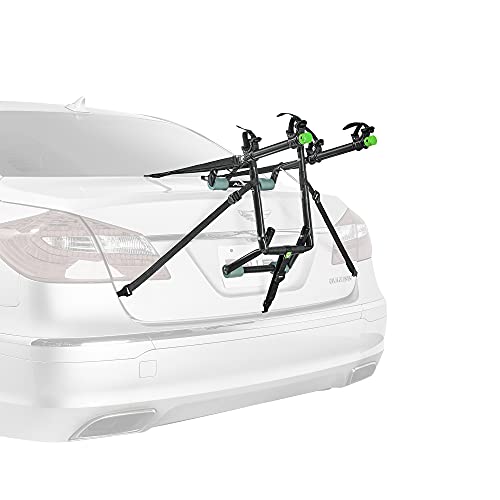 Allen Sports Deluxe 2-Bike Trunk Mount Rack, Model ZN102, Black - color: Green/ Black, size: 2-Bike, style: Bike Rack