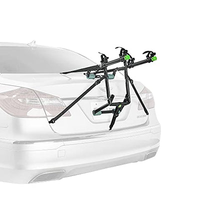 Allen Sports Deluxe 2-Bike Trunk Mount Rack, Model ZN102, Black - color: Green/ Black, size: 2-Bike, style: Bike Rack
