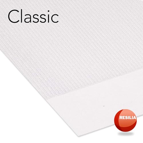 RESILIA Premium Clear Floor Protector Mat – Heavy-Duty Plastic Vinyl Covering for Hardwood, Tile, or Laminate Floors, Table, or Desk –American Modern Pattern 27" x 3' Waterproof Roll, Made in USA - size: 27" x 3'