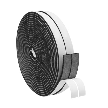 DGSL Foam Insulation Tape, 1/2In x 1/8In x 33Ft Weather Stripping Door Seal Strip for Doors and Windows,Sliding Door,Sound Proof Soundproofing Door Seal,Weatherstrip,Air Conditioning Seal Strip - size: 1/2In x 1/8In x 33Ft