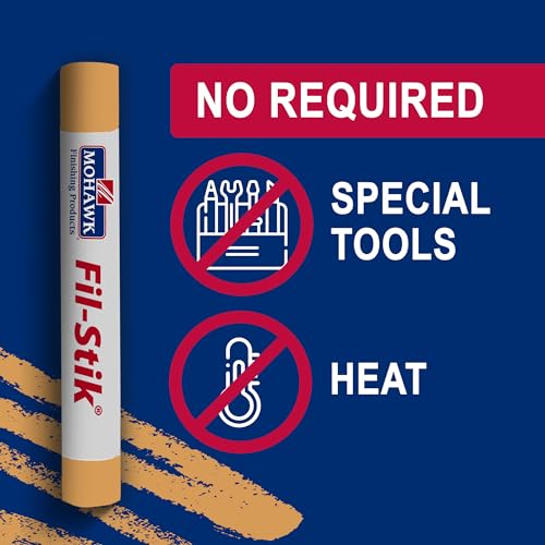 Mohawk Fil-Stik Wax Putty Stick for Wood Repair, Light Golden Oak M230-0415, 1 Count - color: Light Golden Oak