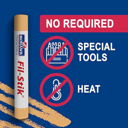 Mohawk Fil-Stik Wax Putty Stick for Wood Repair, Light Golden Oak M230-0415, 1 Count - color: Light Golden Oak