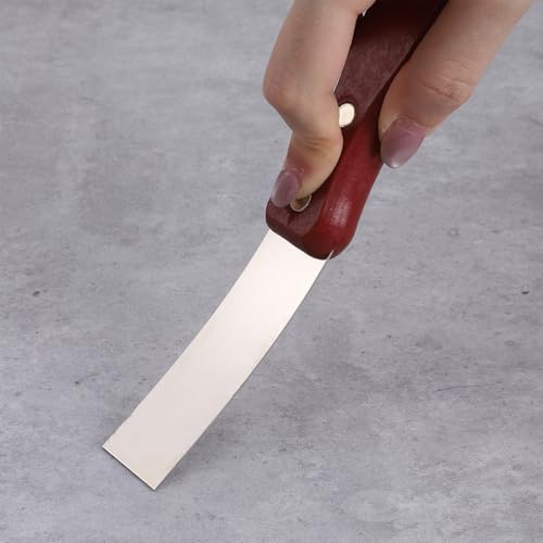 2PCS Spackle Knife, Small Putty Knife,1 Inch Scraper Tool with Wooden Handle for Drywall, Spackling, Patching, Painting, Wallpaper Removal