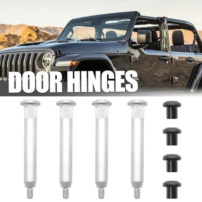 55395702AE Car Door Hinge Screw Kit, Door Hinge Pin Repair Kit Replacement for Jeep Wrangler JK, Replaces 6511744AA