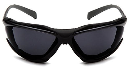 Pyramex Proximity Safety Glasses Eye Protection, Amber H2X Anti-Fog - color: Dark Gray H2x Anti-fog