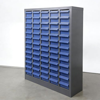 75 Drawers - Part Cabinet, Shelves & Label Stickers - Bolt and Nut Organizer Bolt Bin Cabinets, Durable Steel Tool Storage Cabinet for Garage/Workshop Small Parts/Hardware Organization - style: 75 Drawer