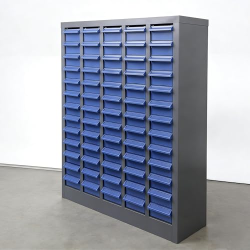 75 Drawers - Part Cabinet, Shelves & Label Stickers - Bolt and Nut Organizer Bolt Bin Cabinets, Durable Steel Tool Storage Cabinet for Garage/Workshop Small Parts/Hardware Organization - style: 75 Drawer
