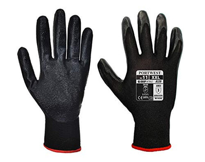 Portwest Dexti-Grip Glove Handling Work Protective Safety Grip Resistant ANSI 105, Medium - size: Medium