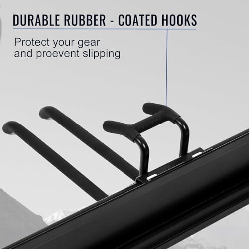 Aking Ace Wall Mount Tool Storage Rack, Garage Organization, Heavy Duty Garage Storage Tool Organizer, Garden Tool Wall Hooks and Hangers, Hold Up to 350lbs Black 2Pack - size: 96inch