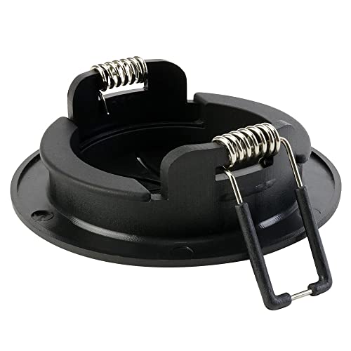 Construct Pro Speedy Spring-Lock Cable Pass Through Port, 2 inch Inner Diameter, Black CON6061SPZ
