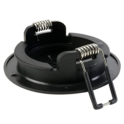 Construct Pro Speedy Spring-Lock Cable Pass Through Port, 2 inch Inner Diameter, Black CON6061SPZ