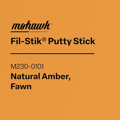 Mohawk Fil-Stik, Wax Putty Stick for Wood Repair, Natural Amber, Fawn, M230-0101, 1 Count - color: Natural Amber, Fawn
