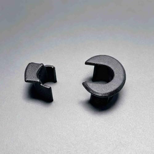 FANRTE 1/2" Wall Hole Cable Feed Through Bushing Grommet for Various Cables (Coax/Network/CCTV) Less Than 8 mm, 2 Pack - style: 1/2 inch wall hole for Coax Cable