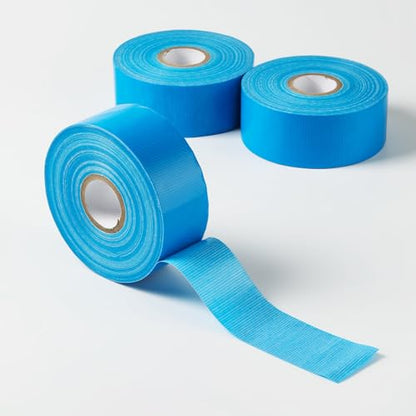 1.97" x 164‘ Seam Tape - Duct Tape Edge Tape Heavy Duty Multi-Purpose, Hand-Tearable, No Residue, Sky Blue, 3 Roll - color: Sky Blue, size: 1.97" x 164' 3Roll