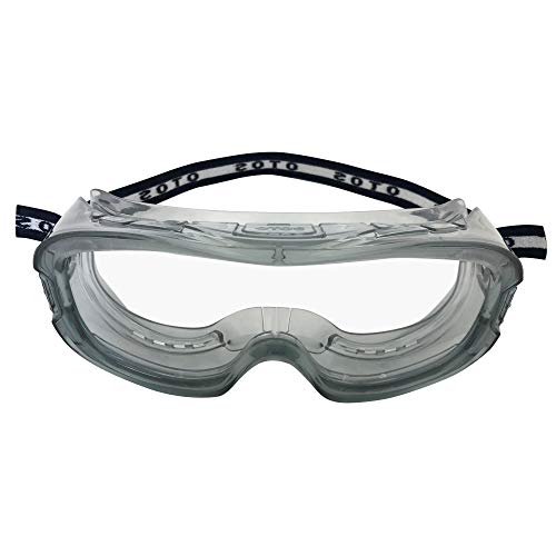 Safety Goggles with Clear Anti Fog, Scratch Resistant, Wrap-Around Lenses, Eyewear Protective Glasses for Labs, and Workplaces Safety