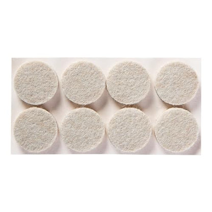 Scotch Felt Pads 32 PCS Beige, Felt Furniture Pads for Protecting Hardwood Floors, 1" Round, Easy-to-apply, Self-Stick design, Reliable protection from nicks, dents and scratches (SP802-NA)