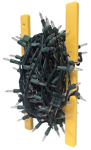 Poly Heavy Duty Extension Cord Storage Reel, Yellow Cord Organizer Wrap-Holds 100 feet