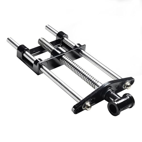 HFS(R) 9 Inch Woodworking Bench Vise, Heavy Duty Front Screw Vise for Workbench Chrome plating Leg Vise Hardware Woodworking with Mounting Screws - size: 9"