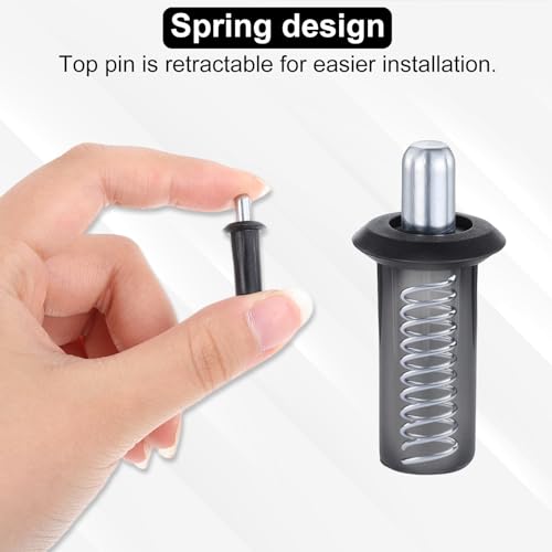 20Pcs Cabinet Door Repair Pins Damper Replacement Repair Pins Spring Loaded Pins Metal Furniture Fittings Connector Telescopic Pins
