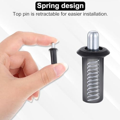 20Pcs Cabinet Door Repair Pins Damper Replacement Repair Pins Spring Loaded Pins Metal Furniture Fittings Connector Telescopic Pins