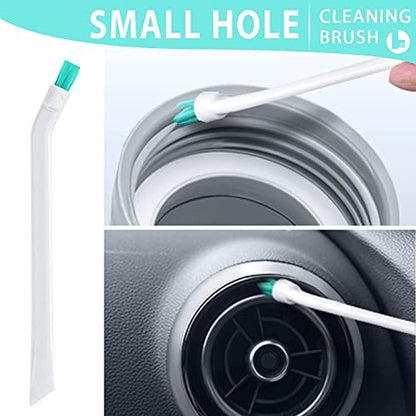 Lumkew Small Cleaning Brushes for Small Spaces, Tiny Household Cleaning Supplies Tools, Mini Crevice Cleaning Brush Scrub Narrow Corner Nook Track Grooves Bathroom Kitchen Home Detailing, 16 Pcs - size: F-16pcs