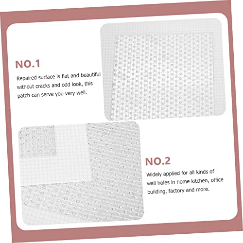 SHINEOFI 12-Piece Self-Adhesive Wall Repair Patches for Drywall Mesh Patch Kit Suitable for Wall Types Easy to Apply