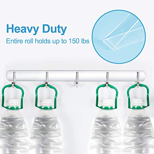 Heavy Duty Double Sided Mounting Tape, 1" x 120", Traceless and Removable Nano Adhesive Tape for Outdoor and Indoor, Strong Stick Clear Two Sided Gel Grip Tape (10 FT) - size: 10FT