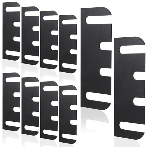 10pcs Door Hinge Shims, 10.16cm/4in PVC Hinge Shims Adjustable Spacer Parts for Doors Filling Gaps Align for Repair Replacement Kit